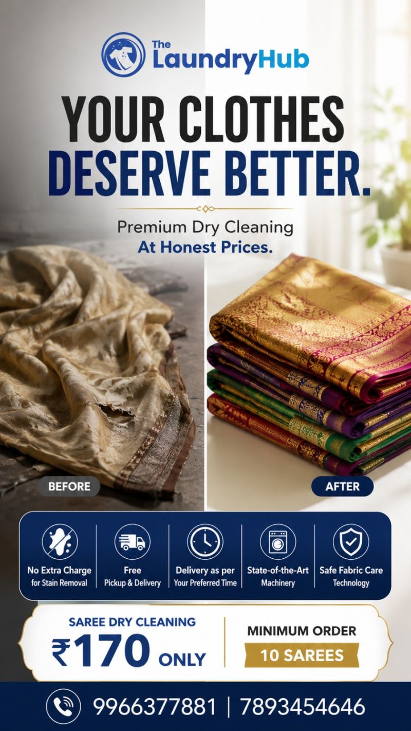 Laundry and drycleaning 