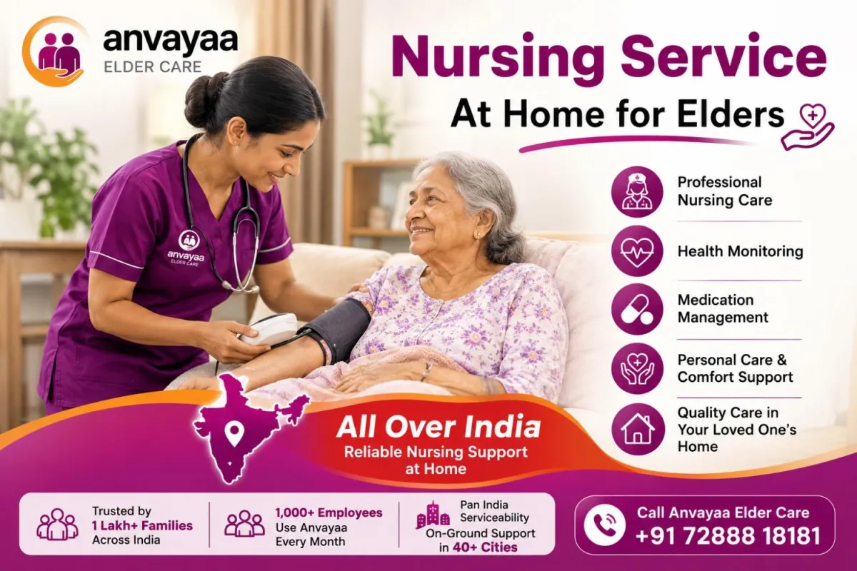 Nursing Service At Home In Bangalore - Anvayaa Elder Care