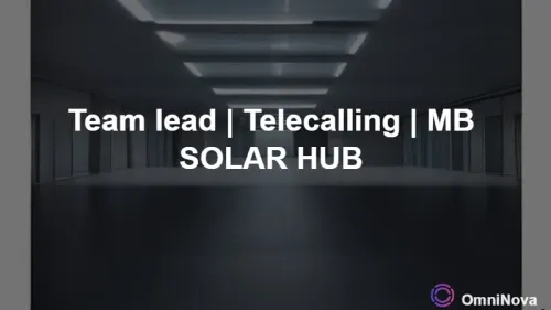 Team lead | Telecalling | MB SOLAR HUB