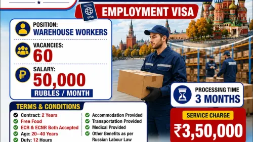 Russia Job – Live Work Update - Warehouse Job Opportunities | VACS - Consulting Solutions